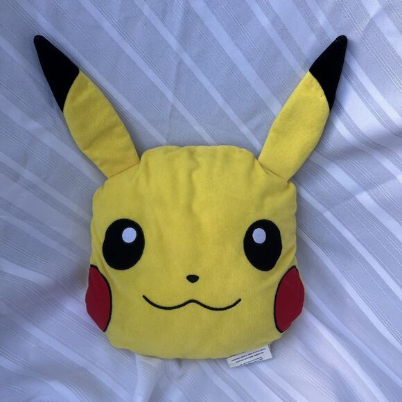 POKÉMON Pikachu Soft Plush Decorative Cute Throw Pillow Decor, 13” - Picture 1 of 7